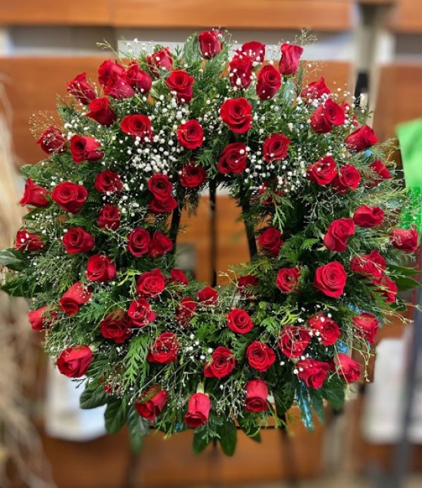 Corona rosas rojas Procyon